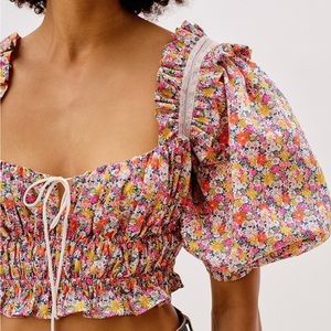 NWT For Love & Lemons Libby Top